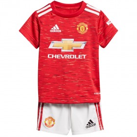 Camisolas de futebol Manchester United Criança Equipamento Principal 2020/21 Manga Curta